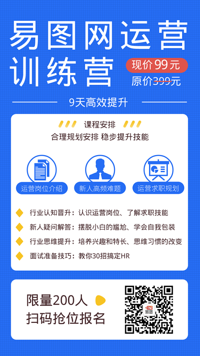 高效裂變，從一張藍(lán)色海報(bào)開始 易圖運(yùn)營(yíng)課程設(shè)計(jì)工具詳解